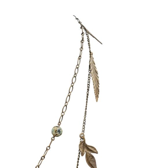 Jet'aime VTG Brass Necklace & Made to Look Antique Filigree Pendant Necklace Lot - Picture 10 of 15